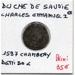 Duché de Savoie, Charles Emmanuel 1er (1597) demi soldo Chambery