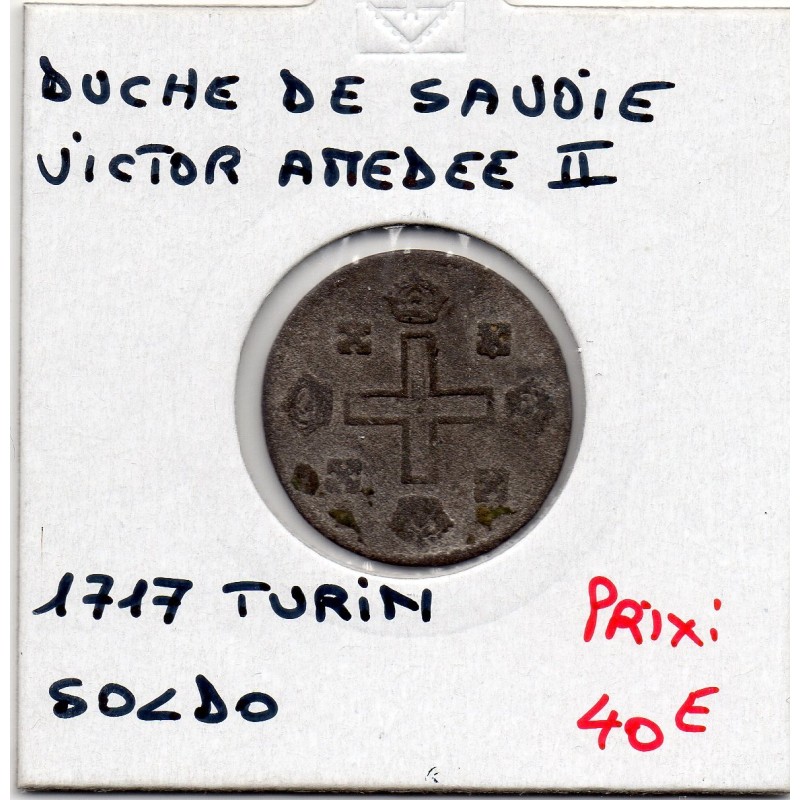 Duché de Savoie, Victor-Amédée II (1717) Soldo Turin