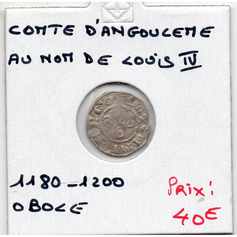 Angoumois, comté Angoulème au nom de Louis IV, (1180-1220) obole