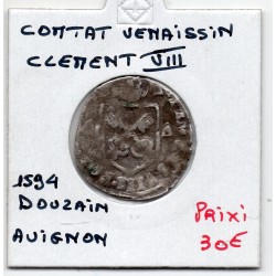 Comtat Venaissin, Clement VIII (1594) Douzain Avignon