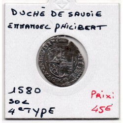 Duché de Savoie, Emmanuel Philibert (1580) Chambery Sol 4eme type