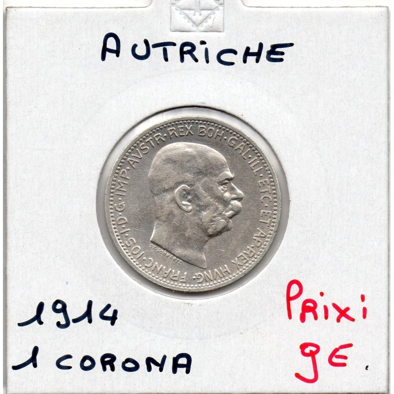 Autriche 1 Couronne 1914 Sup, KM 2820 pièce de monnaie