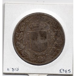 Italie 5 Lire 1879 R TTB,  KM 20 pièce de monnaie