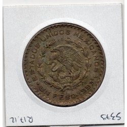 Mexique 1 Peso 1963 Sup, KM 459 pièce de monnaie