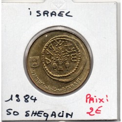 Israel 50 Sheqalim 1984 Spl, KM 139 pièce de monnaie