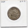 Grande Bretagne 1 shilling 1942 Sup, KM 853 pièce de monnaie