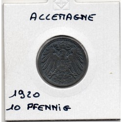 Allemagne 10 pfennig 1920, Spl KM 26 pièce de monnaie