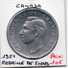 Canada 5 cents 1951 SPL The big nickel, pièce de monnaie