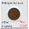 Afrique du sud 2 cents 1976 TTB KM 92 pièce de monnaie