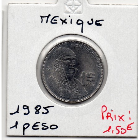 Mexique 1 Peso 1985 Spl, KM 496 pièce de monnaie