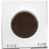 Belgique 5 centimes 1842 TB, KM 5 pièce de monnaie