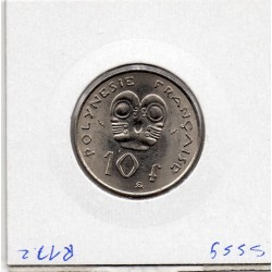 Polynésie Française 10 Francs 1975 FDC, Lec 71 pièce de monnaie