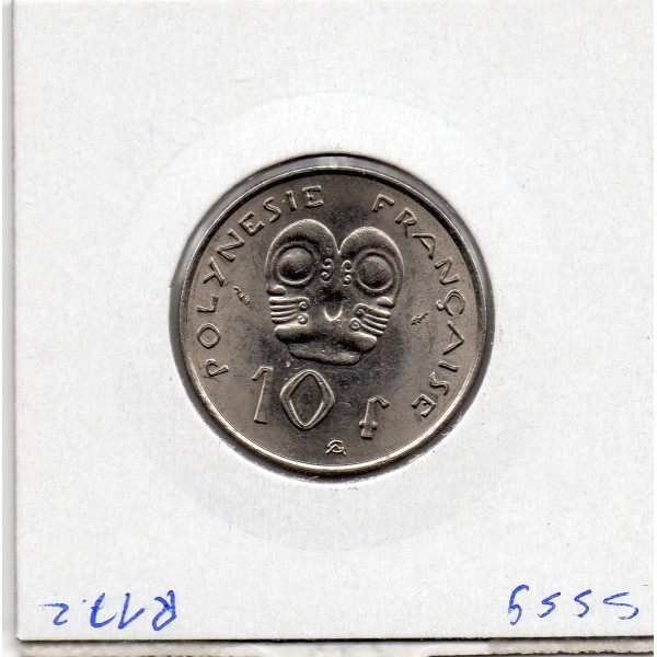 Polynésie Française 10 Francs 1975 FDC, Lec 71 pièce de monnaie