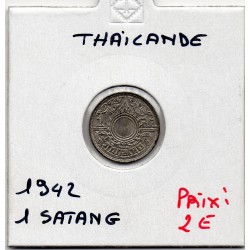 Thailande 1 satang 1942 Sup, KM Y57 pièce de monnaie