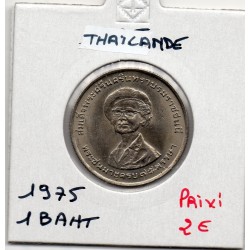 Thailande 1 Baht 1975 Spl, KM Y107 pièce de monnaie