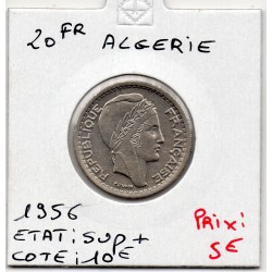 Algérie 20  Francs 1956 Sup+, Lec 49 pièce de monnaie