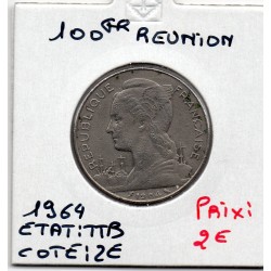 Réunion, 100 francs 1964 TTB, Lec 105 pièce de monnaie