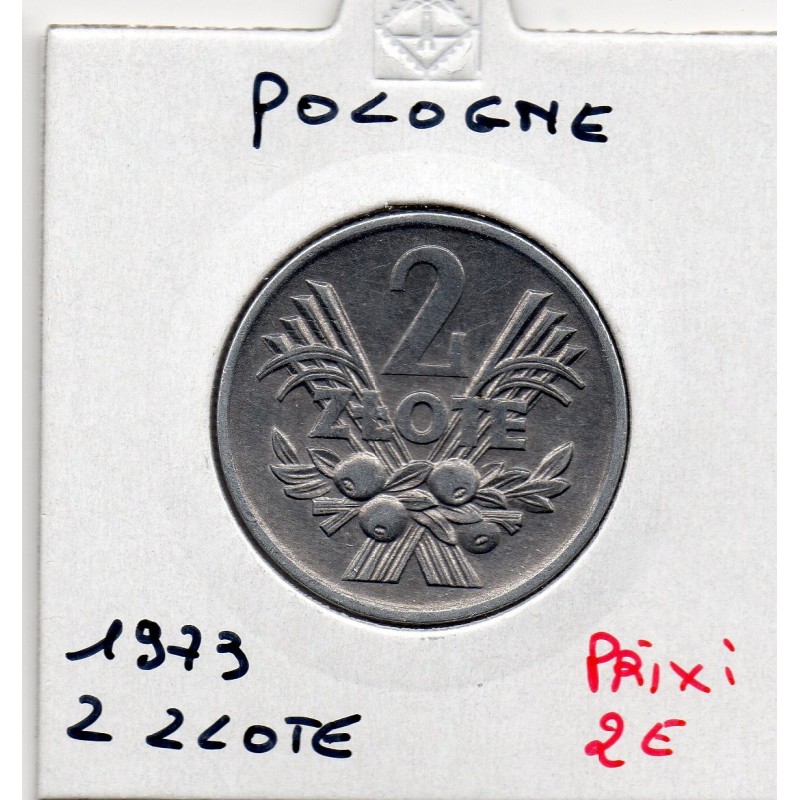 Pologne 2 Zlote 1973 Sup, KM 46 pièce de monnaie
