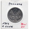 Pologne 2 Zlote 1973 Sup, KM 46 pièce de monnaie