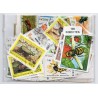 100 timbres insectes du Monde