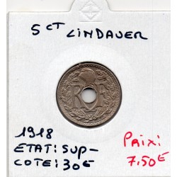 5 centimes Lindauer 1918 Sup-, France pièce de monnaie