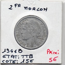 2 francs Morlon 1946 B Beaumont TTB, France pièce de monnaie