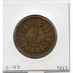 5 francs Lavrillier 1945 TTB, France pièce de monnaie