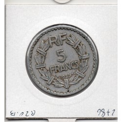 5 francs Lavrillier 1945 B Beaumont TTB+, France pièce de monnaie