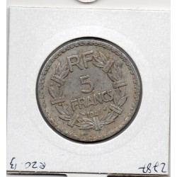 5 francs Lavrillier 1945 B Beaumont TTB-, France pièce de monnaie