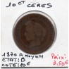10 centimes Cérès 1870 A moyen Paris B, France pièce de monnaie
