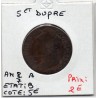 5 centimes Dupré An 8/7 A Paris B, France pièce de monnaie