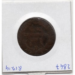5 centimes Dupré An 5 D Lyon B, France pièce de monnaie