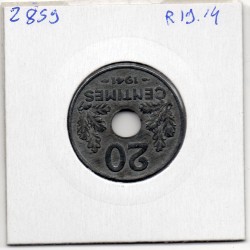 20 centimes état Français 1941 Sup, France pièce de monnaie