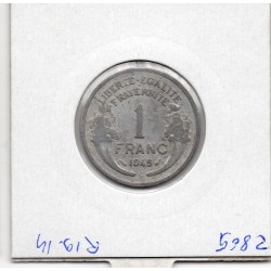 1 franc Morlon 1945 C  TB+, France pièce de monnaie
