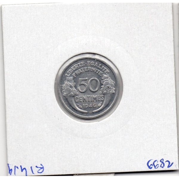 50 centimes Morlon 1946 B Beaumont Sup, France pièce de monnaie