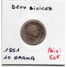 Italie Deux Siciles 10 Grana 1851 TTB, KM 364 pièce de monnaie