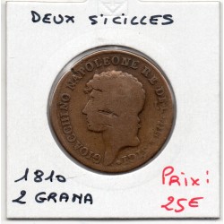 Italie Deux Siciles  2 Grana 1810  B, KM 101 pièce de monnaie