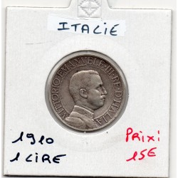 Italie 1 Lire 1910 TTB,  KM 45 pièce de monnaie