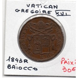 Vatican PIE PIVS VII 1 Baiocco 1802 TTB+, KM 1320 pièce de monnaie