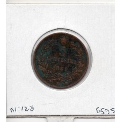 Italie 5 centesimi 1861 B Bologne TB,  KM 3 pièce de monnaie