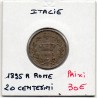 Italie 20 centesimi 1895 R Rome Sup,  KM 28.2 pièce de monnaie