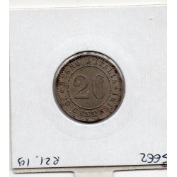 Italie 20 centesimi 1895 R Rome Sup,  KM 28.2 pièce de monnaie