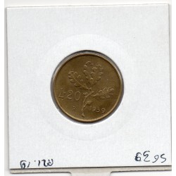 Italie 20 Lire 1959 FDC,  KM 97 pièce de monnaie