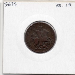 Italie Republique de Gênes, 4 Soldi 1814 TTB-,  KM 284 pièce de monnaie