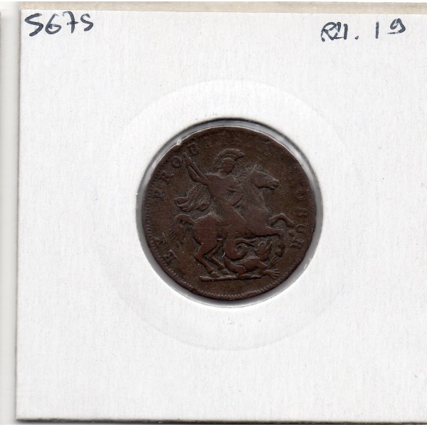 Italie Republique de Gênes, 4 Soldi 1814 TTB-,  KM 284 pièce de monnaie