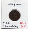 Italie Lucca Bolognino ou 3 soldi 1790 TB pièce de monnaie