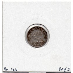 Italie Napoléon 5 soldi 1811 M Milan TTB-,  KM C5 pièce de monnaie