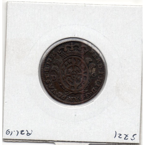 Italie Parme 20 Soldi 1795 TTB, KM C7 pièce de monnaie
