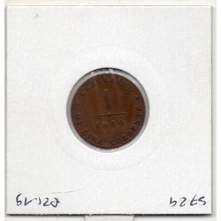 Italie Venise 1 Centesimo 1849 TTB+, KM 807 pièce de monnaie