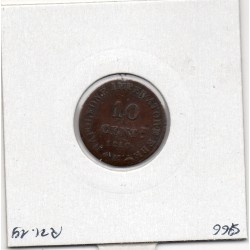 Italie Napoléon 10 centesimi 1810 M Milan TTB-,  KM C4 pièce de monnaie